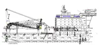 115mtr Diesel /Electric Construction Support Vessel
